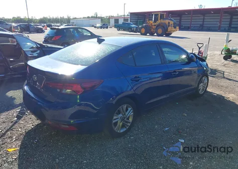 2019 Hyundai Elantra Sel from USA, damaged, VIN 5NPD84LF5KH491592